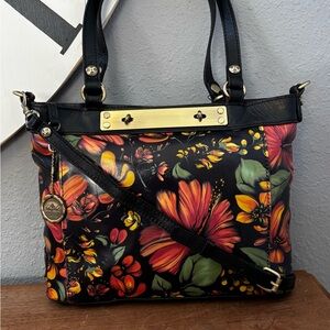 Patricia Nash Leather Poppy Tote